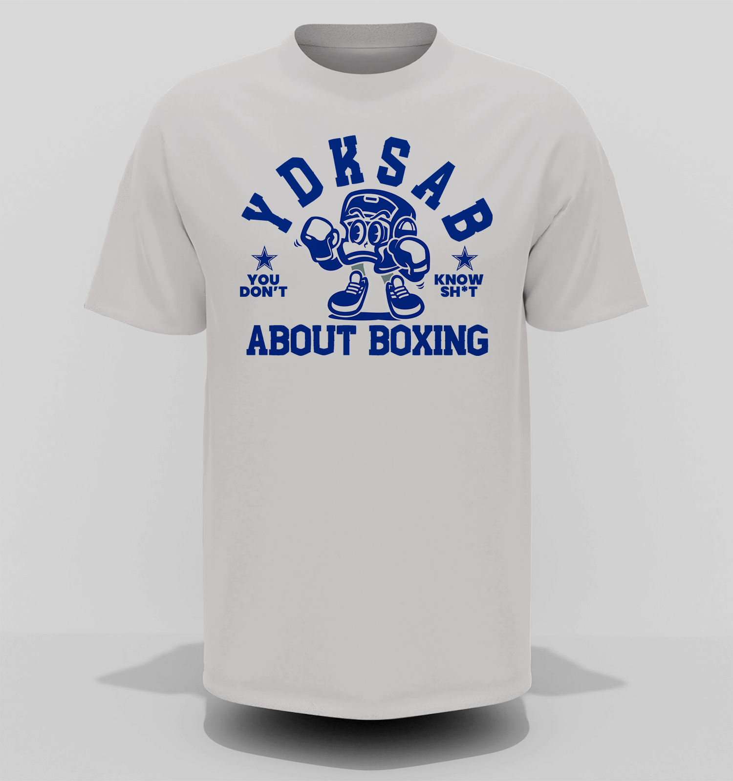 YDKSAB "About Boxing" Graphic Tee – We Dem Boyz White